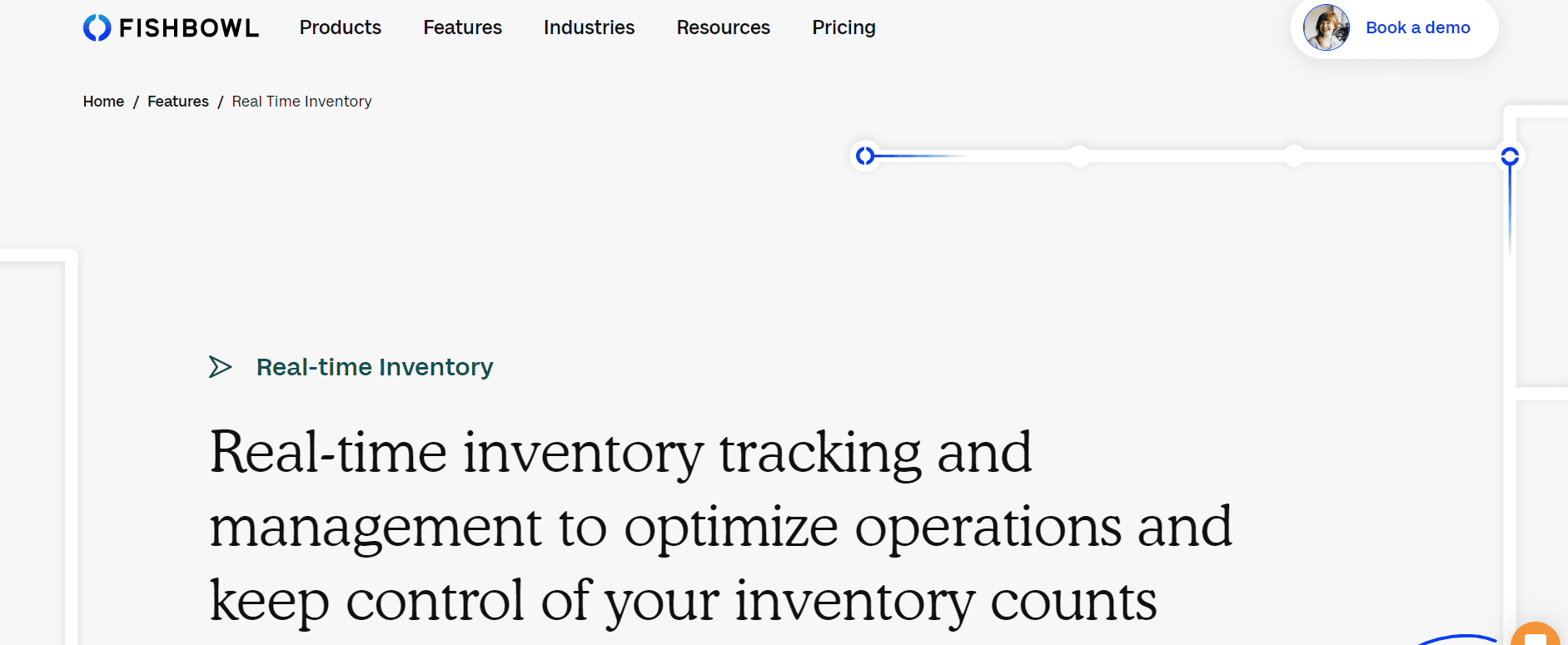 Fishbowl warehouse inventory tracking system